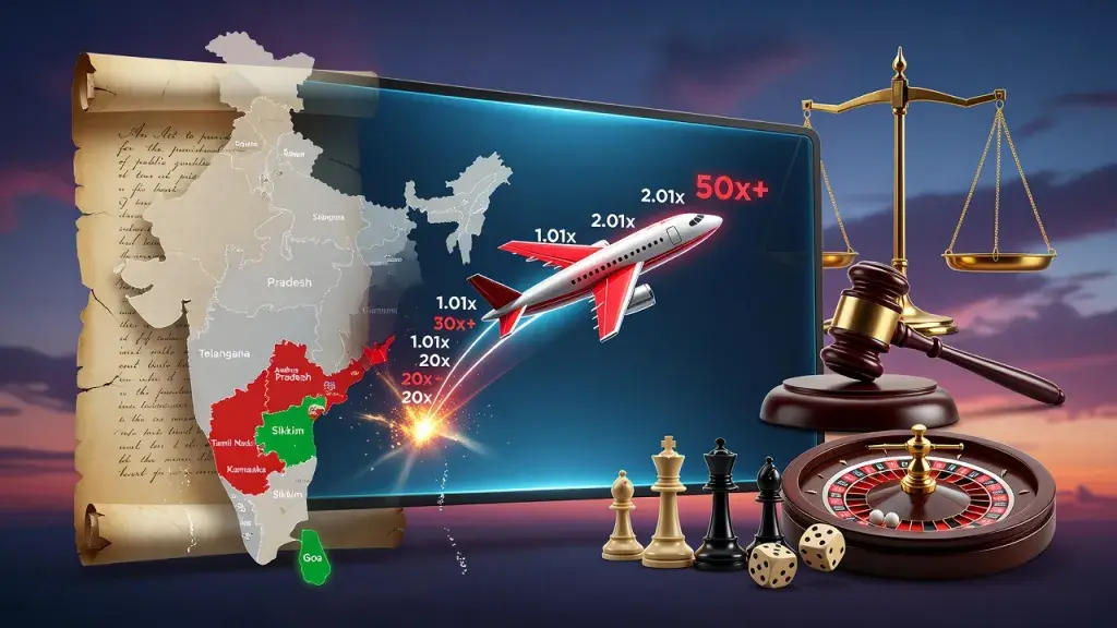 Is Aviator (Aviation) Online Gambling Legal in India? A Guide to Indian Gambling Laws and the Legality of Aviator Games and Betting