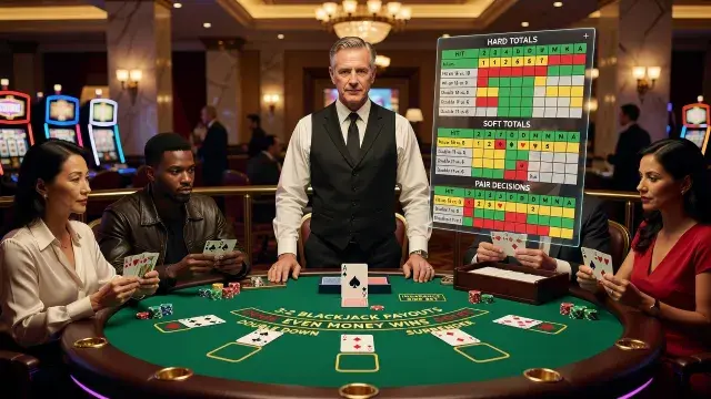 Blackjack Rules, Payouts, and Strategy: How to Play Blackjack with Basic Strategy and Dealer Action Tips